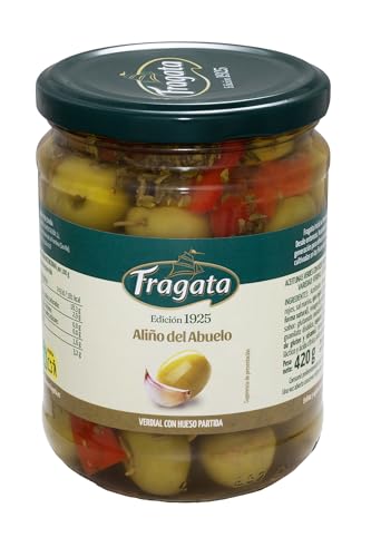 Fragata Aceitunas verdial con hueso partidas aliño del abuelo 420g