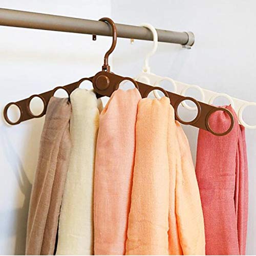 Shenron Folding Ring Scarf Rack Multi-Purpose Hanger Silk Scarf Tie ...