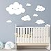 Produktbild ASFGA Nette Wolke Wandaufkleber Wanddekoration Hauptdekoration Babyzimmer Kinderzimmerdekoration Wandaufkleber Aufkleber Wandbild Schlafzimmer 86x112cm