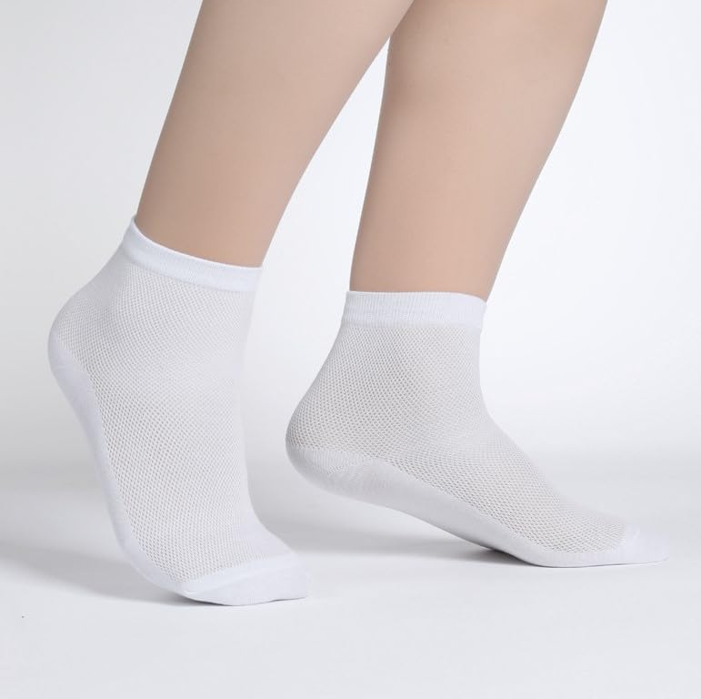 Women's Thin Cool Socks, Comfort Breathable Lightweight Ankle Socks3
