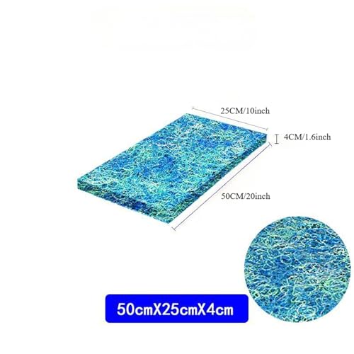 Filtro Mat Biológico para Acuarios y Estanques 20x10x1.6 pulg miniatura 2