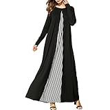 ❤Hinweis: diese muslimischen stil kleid ist der asiatischen größe.bitte überprüfen sie sorgfältig die größe karte nach links vor der bestellung.