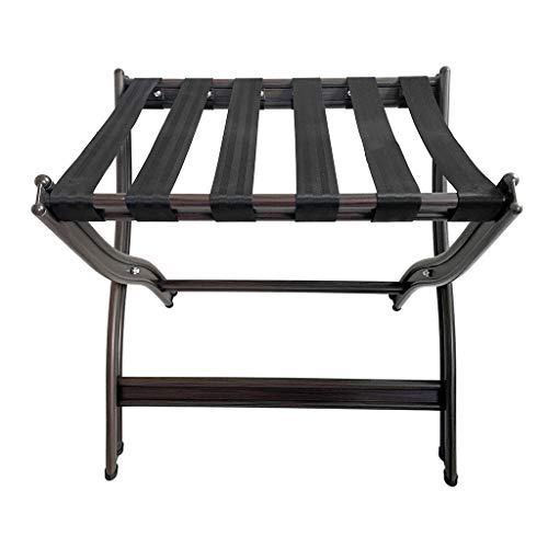 Porte-bagages pliable aluminium support de valise d'hôtel
