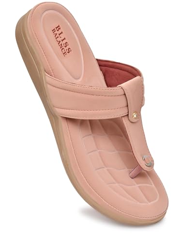 Image of Extra Soft Women's Comfortable Highcushioned Doctor Slippers|Flip-Flops Fashionable Casual & Stylish|Lightweight & Breathable Chappals|Outdoor Sandals Ladies&GirlsBB928