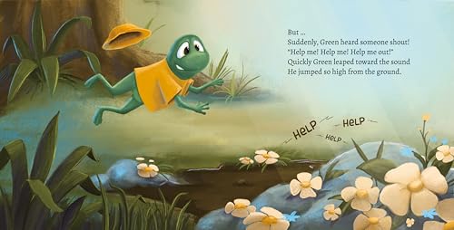 Image of Little Green Frog Helps a Friend: Story Book for Toddlers and Preschoolers