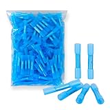 ZONE INDUSTRY. CORP. 200PCS Heat Shrink Wire Connectors 16-14 AWG Tinned Copper Waterproof Crimp Butt Terminals UL Certified for Automotive and Electrical Projects