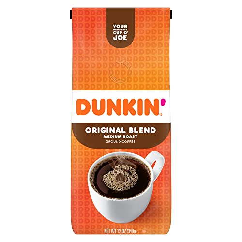Dunkin' Original Blend Medium Roast Ground Coffee, 12 Ounces