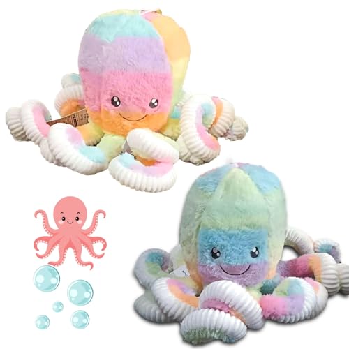 Image of Plush Octopus Toy - Soft & Cuddly Stuffed Animal for Kids, Toddlers & Baby Gifts - Cute Sea Animal for Nursery & Playroom Decor