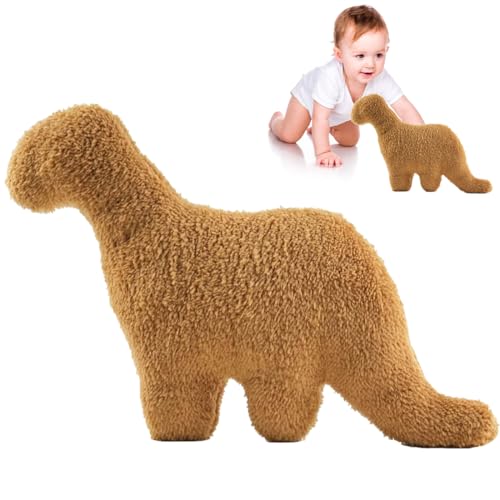 Dino-Nugget-Kissen Dino Chicken Nugget Dinosaurier Plüschtier Dinosaurier Nugget Plüschtier Dinosaurier Stofftier Plüschtiere Puppe Kissen Geburtstagsgeschenke für Kinder Zimmerdekoration Brontosauru