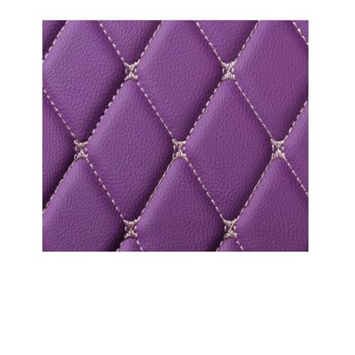 Tapis de sol Polestar 2 sur mesure en cuir artificiel violet pour modèles 2019-2024