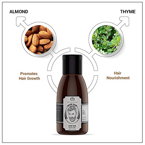 The Man Company Beard Care Kit with Beard Growth Oil, Beard Wash/Shampoo, Beard Wax with Almond & Thyme | 100% Natural Oil | Paraben & SLS Free - Image 6
