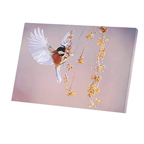 Tableau oiseau magnifique toile salon pour une ambiance vie sauvage