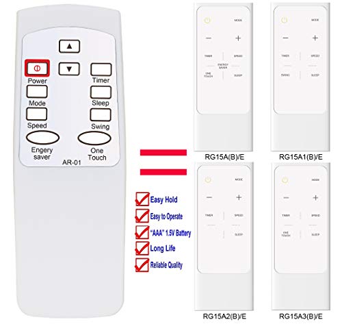 Télécommande Koldfront RG15A(B) RG15A1(B)/E de remplacement par YING RAY - 2