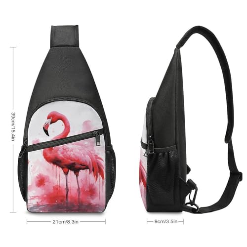 Mochila tipo bandolera ligera para senderismo y viaje miniatura 2