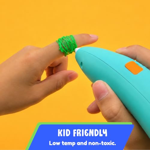 Image of Toy Tree 300 Piece 3D Pen Refill Pack | Compatible with The 3Doodler Start+ Only | 10 Vibrant Colors of Safe Low Temperature PCL Filament 2.5mm Thick | Not Compatible with Other 3D Pens | 2.5mm x 6 inch PCL Filament | 30 of each color | Low temperature & safe for kids | Only compatible with the 3Doodler Start