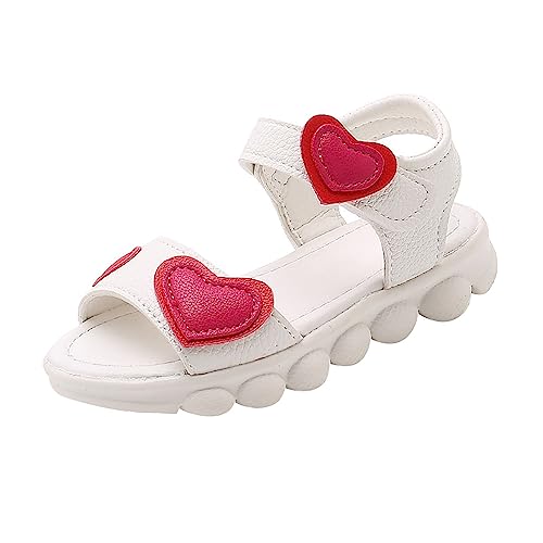 Girls Love Print Open Toe Girls Princess Sandals Easy To Put On And Take Off Soft Bottom Non Slip Girls Water Sandals