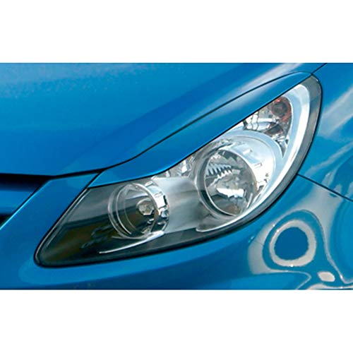Spoilers de phares compatible avec Opel Corsa D 2006- (ABS)