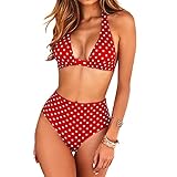 Estilo único: traje de baño sexy para mujer, colores brillantes y estilo modesto.