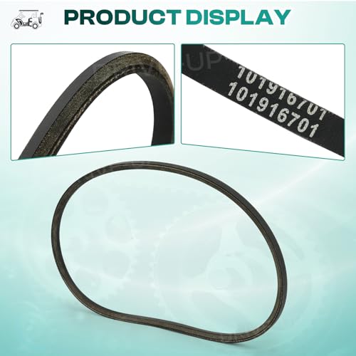 Image of DRIVE UP 1016203 101916701 Starter Generator and Drive Belt Kit for Club Car DS Precedent Golf Cart