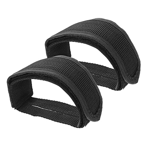 Muselières de vélo enfant Toddmomy : sangles de repose-pieds noires en nylon