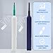 BWWNBY 2pcs Fiber Optic Cleaner Pen, Fiber Optic Connector Cleaning Pen, Fiber Cleaning Pen Over 800 Cleans Times for 1.25mm LC 2.5mm SC/FC/STE2000