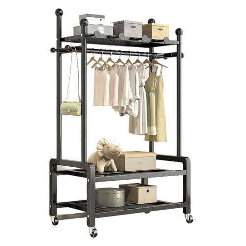Support à vêtements pour optimiser le rangement des chaussures et vêtements suspendus