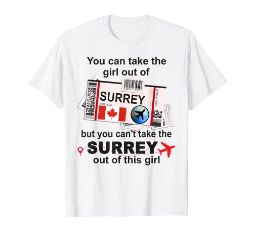 Surrey Girl - Pase de embarque Surrey - Surrey Camiseta