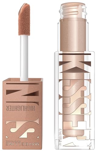 Maybelline Highligher, New York, Sunkisser, Liquid Highlighter Blush, Cheek Colour, Ultra-Blendable, Lightweight