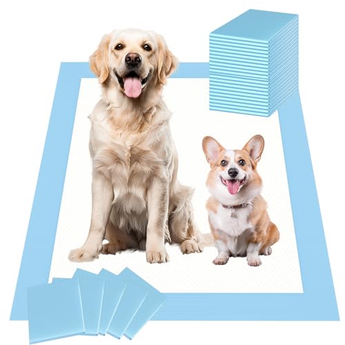 Image of XL Pee Pads for Dogs - 50 Count, 35.4 inch x 31.4 inch Leak-Proof Potty Pads, Extra Large Super Absorbent Dog Pee Pads for Puppies, Small & Medium Dogs, Ideal for Potty Training and Housebreaking