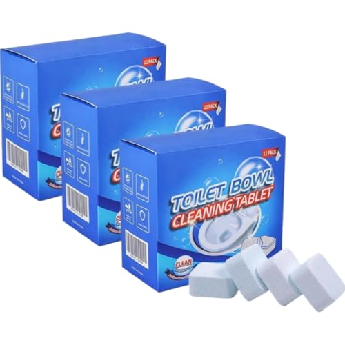 12Pcs Pastillas De Espuma De Limpieza Profunda/2025 Pastillas Limpiadoras Para Inodoro/eliminador De Cálculos De Orina Con Fragancia Fresca (3 Pcs) (3 pcs)