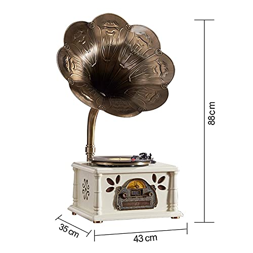 Tourne-Disque Gramophone rétro avec Haut-parleurs sans Fil, Tourne-Disque Vintage, Lecteur/Radio FM/USB/Bluetooth 4.0… - Les Beatles, Paul McCartney, John Lennon, RIngo Starr, George Harrison Tourne-Disque Gramophone rétro avec Haut-parleurs sans Fil, Tourne-Disque Vintage, Lecteur/Radio FM/USB/Bluetooth 4.0… – Image 5