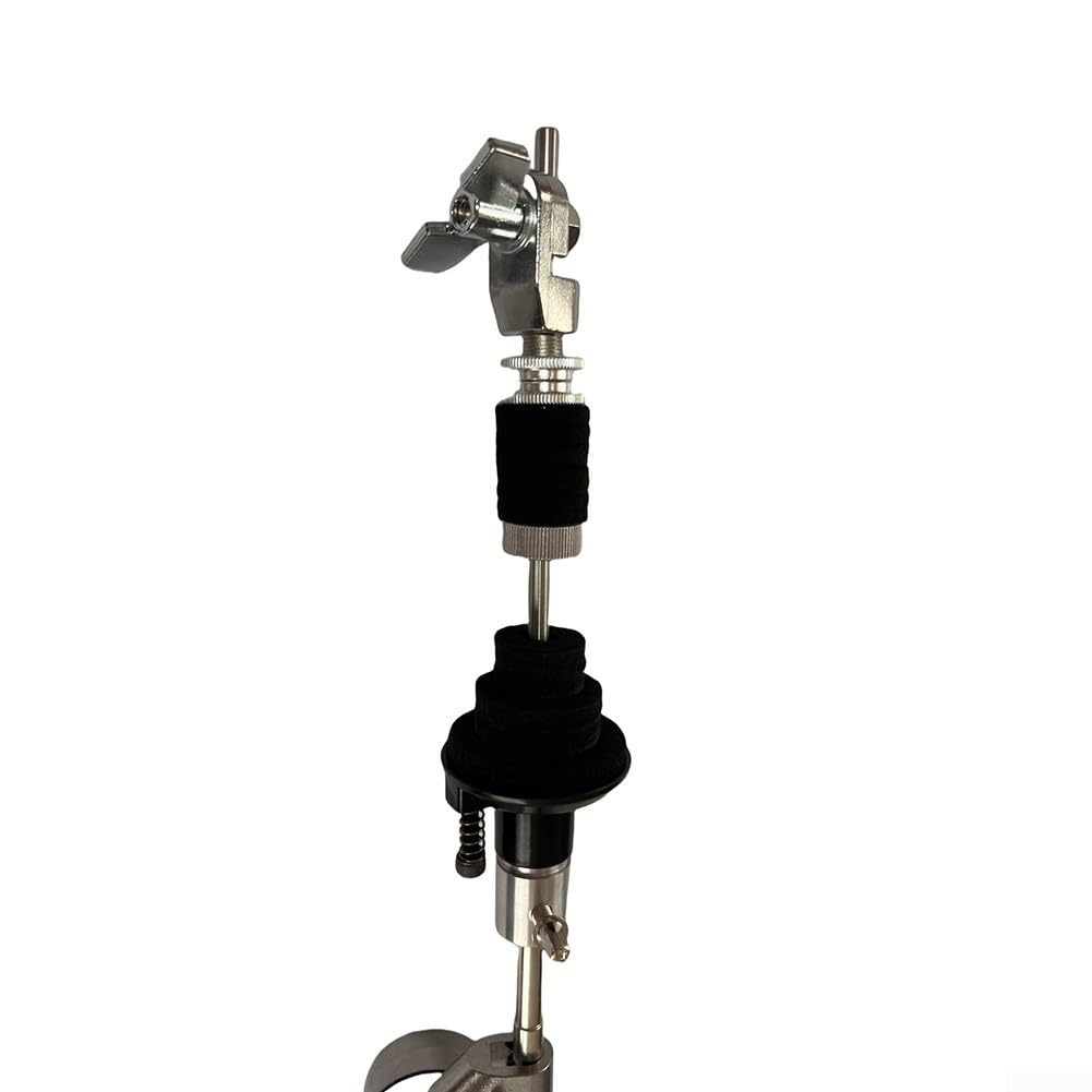 Juego de accesorios de almohadillas de fieltro para tambor con soporte para platillos – Soporte de extensión de metal para configuración de percusión 37 x 8,5 cm