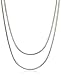Sterling Silver Italian 0.8 mm Diamond Cut Snake Chain Necklace, 60"