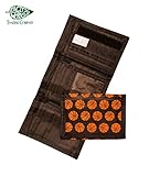Sports Ball Wallet Nylon Velcro Trifold Kids Wallets for Boys Baseball Basketball Football Soccer (Black Basketball)