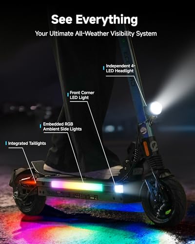 ECOROAD Electric Scooter for Teens, 800W Motor 25MPH & 25