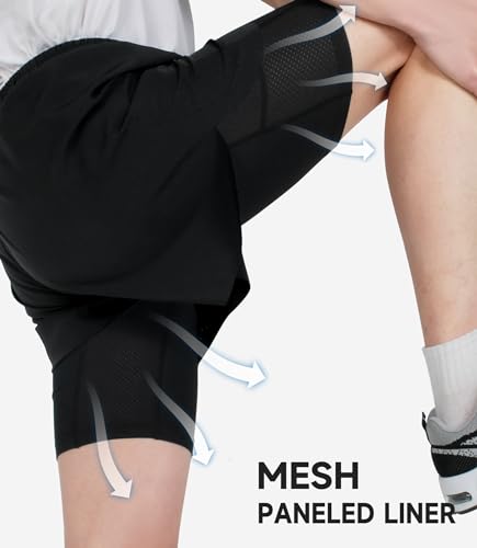 TLAENSON Boys Running Shorts with Liner Kids 2 in 1 Quick Dry Workout Athletic Shorts with Pockets4