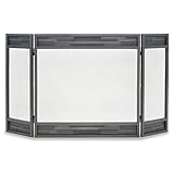 Pilgrim, Natural Iron Home and Hearth 18236 Lanier Tri Panel Fireplace Screen, 48' W x 31”H, 29 Lbs