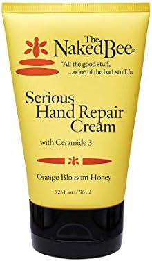 The Naked Bee Orange Blossom Honey Serious Hand Repair Cream, 3.25 Oz