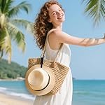 YVTTOX 3 Pack Hat Clip for Travel on Bag, Vacation Essentials Accessory for Travel Handbag Backpack Luggage, Beach Straw Hat Carry Clip (Black) - Image 2