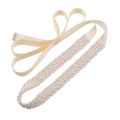 Pearl Bridal Belt Handmade Wedding Sash Belts Bride Belt And Sash For Wedding Decoration - Main Image
