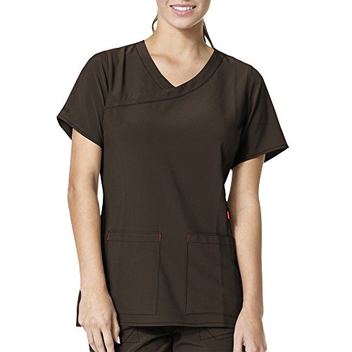 Carhartt Women's Cross-Flex Women's Yneck Scrub Top