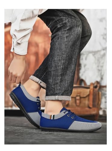 Men's Large-Sized Breathable Canvas Sports Shoes, Low Heel Design, Durable and Sturdy, Suitable for Both Work and Casual wear4