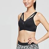 Sujetador Deportivo para Mujer Sin Costuras Ahuecado hacia Fuera Sujetador De Yoga Acolchado para Correr Correr Ejercicio Fitness Reunir Ropa Interior con Hebilla Trasera Ajustable,C-Xlarge
