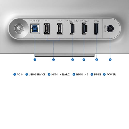Samsung Odyssey G80SD OLED Gaming Monitor, 32 Inches, 4K AI Upscaling, UHD Screen, 3840 x 2160, 240 Hz, 0.03 ms Response Time (G/G), Nvidia G-Sync and AMD FreeSync Premium Pro, LS32DG800SUXEN
