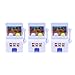 NUOBESTY 3 Pz Mini Slot Machine Lottery Machine Giocattolo Casino Slot Fortunati Novità Las Vegas Giocattolo Giocattolo Educativo Finta Finta Giocattolo (Blu)