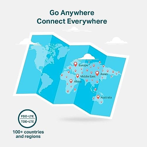TP-Link M7200 mobilny router WLAN (4G/LTE do 150 Mbit/s do pobrania / 50 Mbit/s upload, hotspot, akumulator 2000 mAh, kompatybilny ze wszystkimi europejskimi kartami SIM)