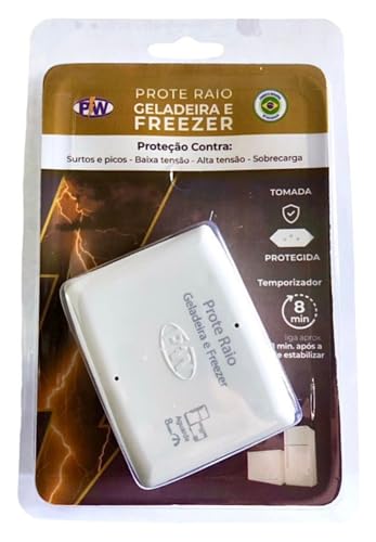 Protetor Contra Queda de Energia PW Para Freezer Ou Geladeira, Branco