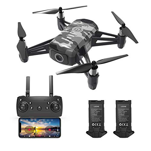 HR H2 Drone with 1080p Camera,Mini Quadcopter for Beginners with Altitude Hold,One Key Start/Land,Draw Path,2 Modular Batteries,Remote Control Toys Gifts for Boys Girls