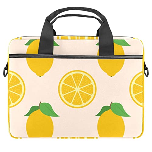 Sacoche ordinateur 13 pouces motif citron pour vos trajets en ville