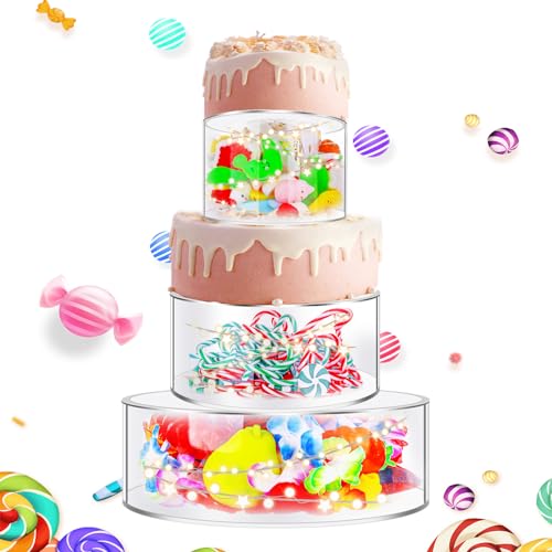 8 Tazze,Alzata Per Cupcake Girevole Con Ruota Panoramica, Espositore Per Dessert, Per Ristoranti, Negozi Di Dolci, Feste A Tema (8 Cupcakes